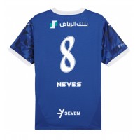 Maglia Calcio Al-Hilal Ruben Neves #8 Prima Divisa 2024-25 Manica Corta